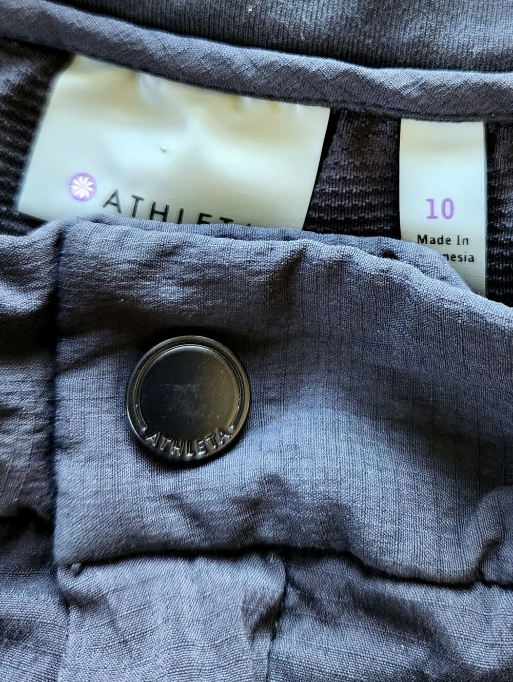 Athleta "Trekkie 2.0 Skort" Black | Women's Size 10 - Picture 6 of 9